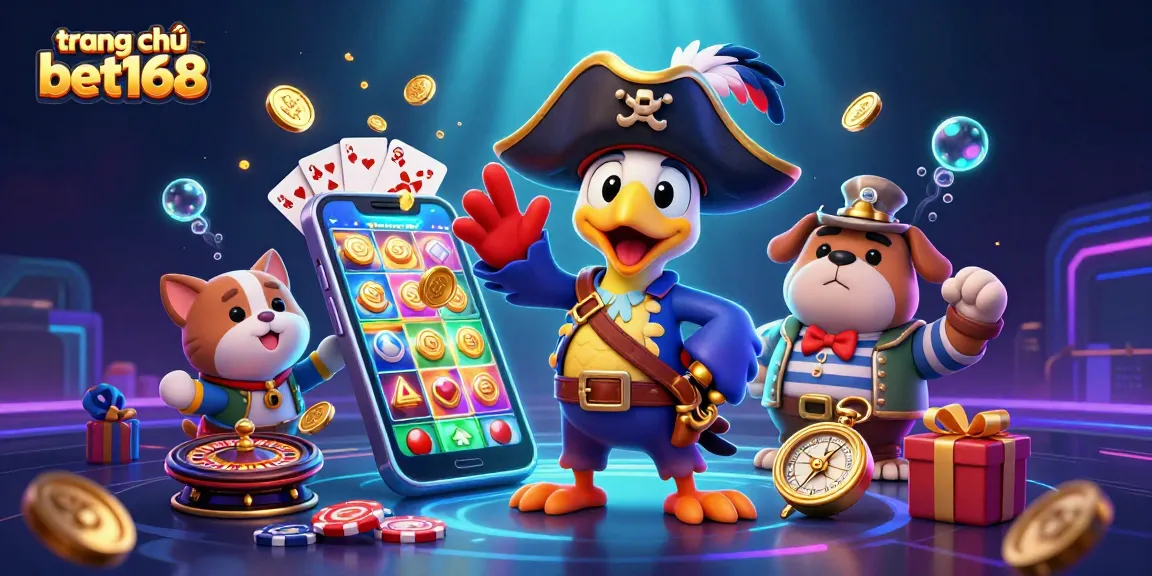 Experience the vibrant gaming world of trang chủ bet168 with dynamic characters and exciting casino elements