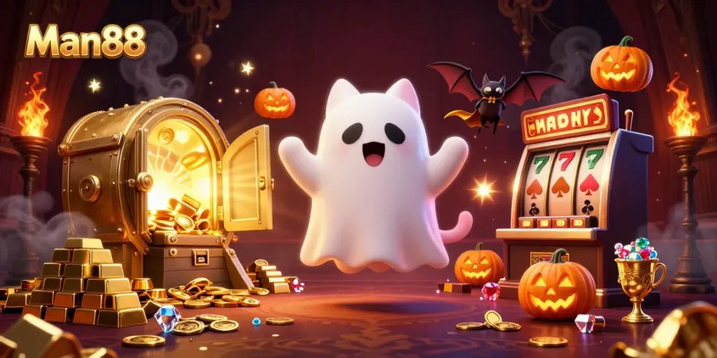 Experience thrilling gameplay with Man88 at a haunted casino filled with treasures and adventure.