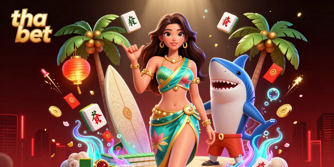 Experience thrilling casino excitement with tha bet, featuring vibrant characters and festive elements.