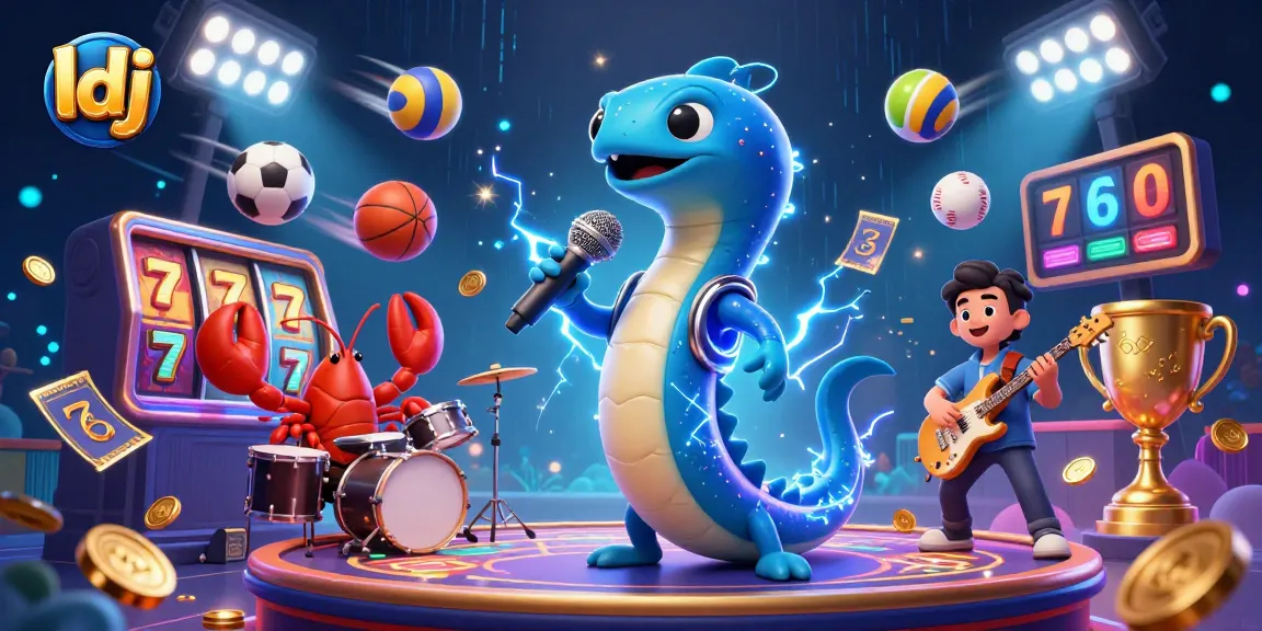 Experience the electrifying atmosphere of ldj's underwater casino DJ performance featuring vibrant characters.