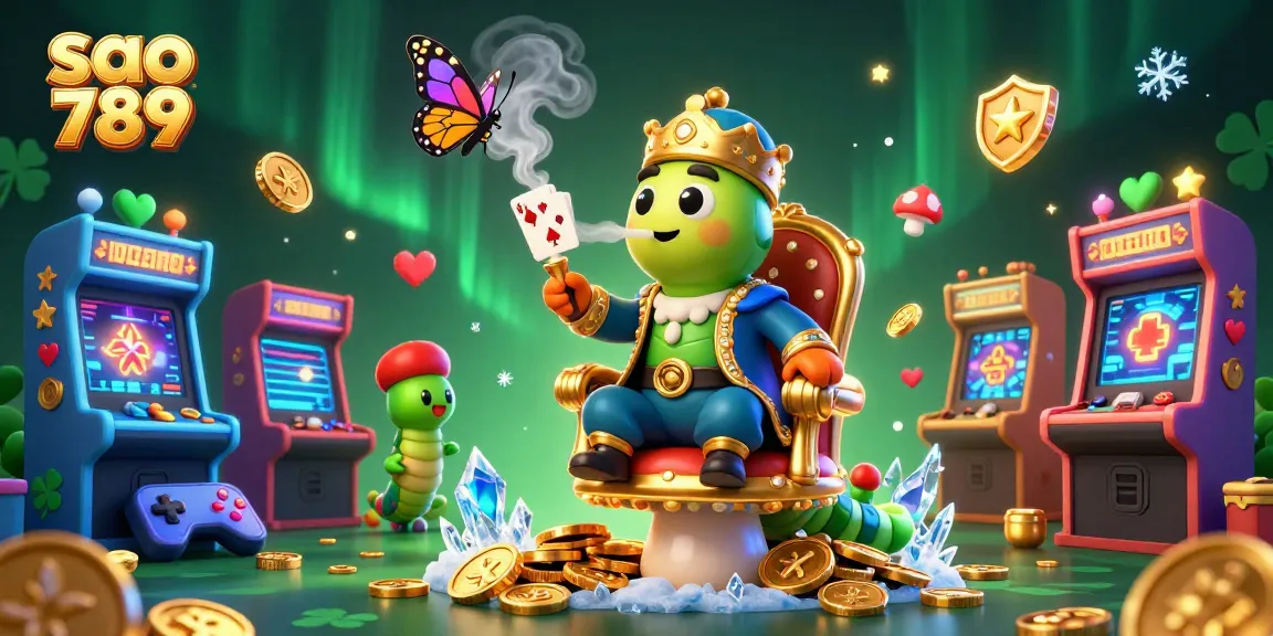 Experience the vibrant world of sao 789's online casino with vivid characters and colorful gaming elements.