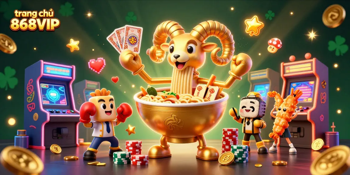 Experience the excitement on trang chủ 868VIP with vibrant characters and casino elements coming to life.