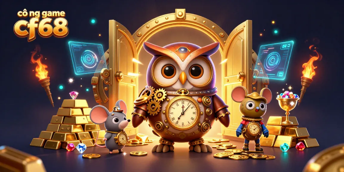 Experience thrilling gameplay at cổng game cf68 with vibrant casino elements and treasures galore.