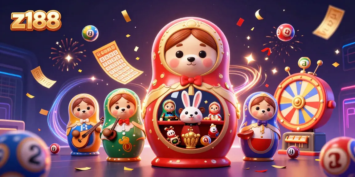 Win big at z188 with colorful lottery balls and vibrant casino atmosphere